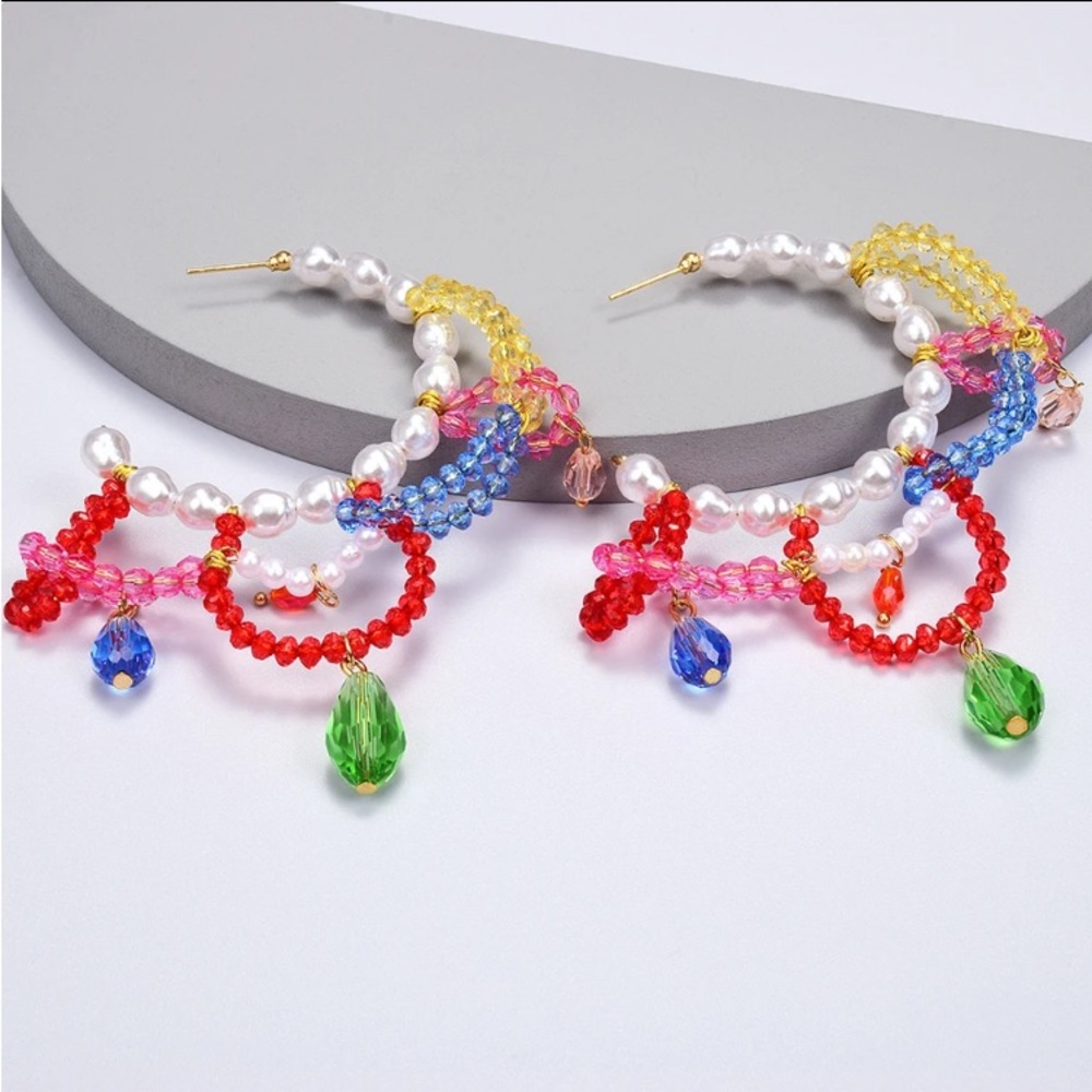Fun summer earrings - Picture 4 of 5
